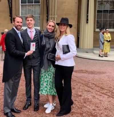 Mia Southgate's parents Gareth Southgate and Alison Southgate and sibling Flynn Southgate